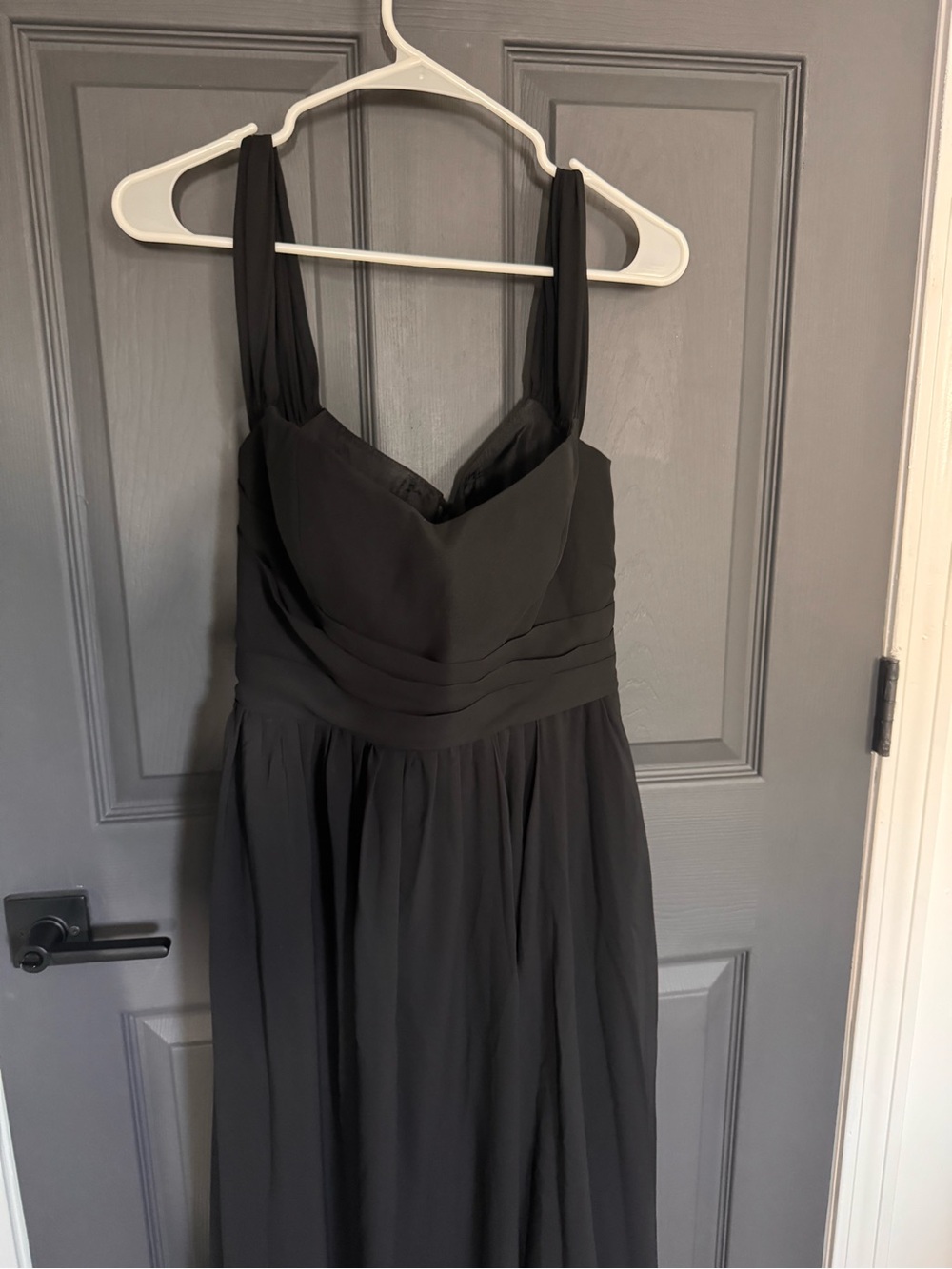 Vestisora Chiffon Off Shoulder Bridesmaid Dress Corset Back Size 6 NWT - Picture 3 of 10